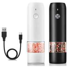 Charger l&#39;image dans la galerie, USB Rechargeable Salt and Pepper Grinder Set with LED Light
